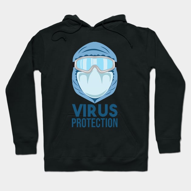 Virus Medical Epidemic Disease Virus Health Pandemic Illness Danger Pathogen Hoodie by sudaisgona